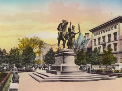 New York: General Sherman Heykeli, The Plaza (fotoğraf) by American Photographer (after)