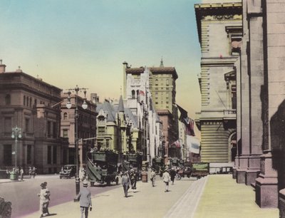 New York: Vanderbilt Konakları; Aziz Thomas Kilisesi; Beşinci Cadde (fotoğraf) by American Photographer (after)