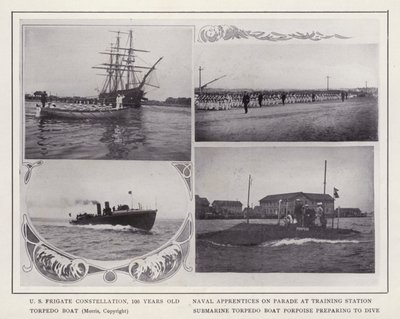 Newport, Rhode Island: ABD Fırkateyn Takımyıldızı by American Photographer (after)