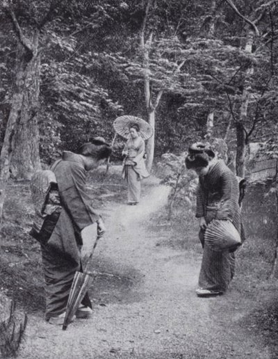 O-hayo, Günaydın (s/b fotoğraf) by American Photographer (after)