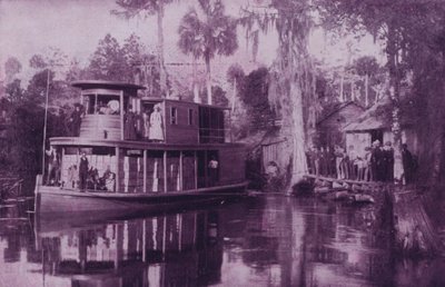 Florida, Ocklawaha Nehri üzerinde (s/b fotoğraf) by American Photographer (after)