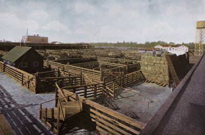 Oregon: Portland Birliği Stok Yardları (fotoğraf) by American Photographer (after)