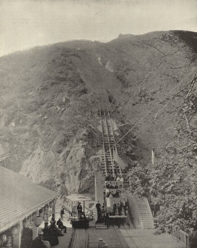 Pasadena Dağı Demiryolu, Kaliforniya (s/b fotoğraf) by American Photographer (after)