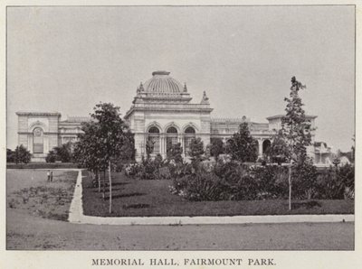 Philadelphia: Memorial Hall, Fairmount Park (s/b fotoğraf) by American Photographer (after)