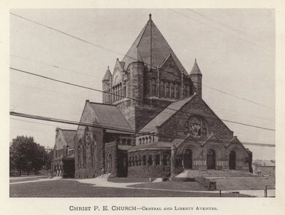 Pittsburgh: Christ PE Kilisesi, Central ve Liberty Caddeleri (s/b fotoğraf) by American Photographer (after)