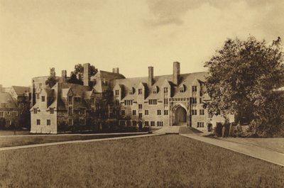 Princeton Üniversitesi: Lockhart Salonu (s/b fotoğraf) by American Photographer (after)