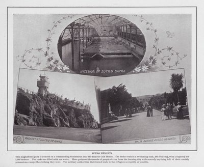 San Francisco: Sutro Heights (b/w photo) by American Photographer (after)
