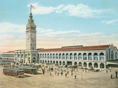 The Ferry Building, Foot of Market Street, San Francisco, California (fotoğraf) by American Photographer (after)