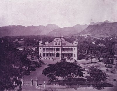 Kraliyet Sarayı, Hawaii (s/b fotoğraf) by American Photographer (after)