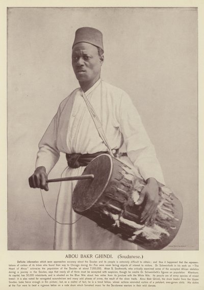 Ebu Bekir Ghand, Sudanlı by American Photographer