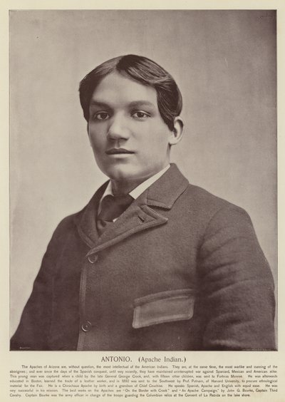 Antonio, Apaçi Hintli by American Photographer