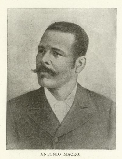 Antonio Maceo (siyah beyaz fotoğraf) by American Photographer