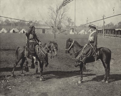 Vahşi Doğu Gösterisinin Arap Mızrakçıları by American Photographer
