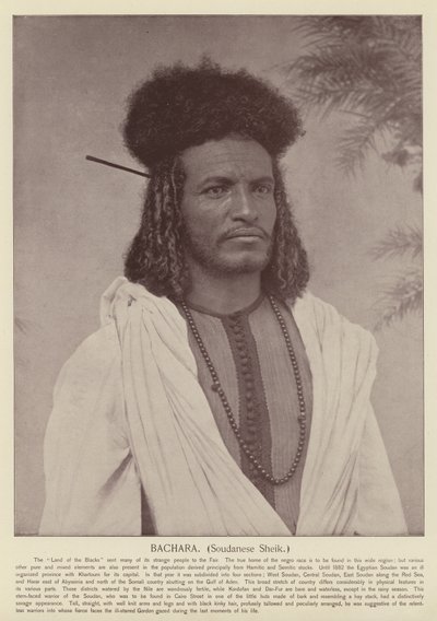 Bachara, Sudan Şeyhi by American Photographer