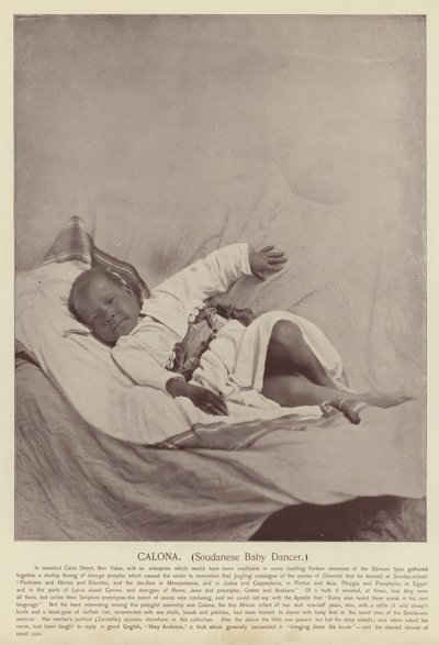 Calona, Sudanlı Bebek Dansçı by American Photographer