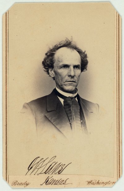 Carte de Visite, James Henry Lane (s/b fotoğraf) by American Photographer