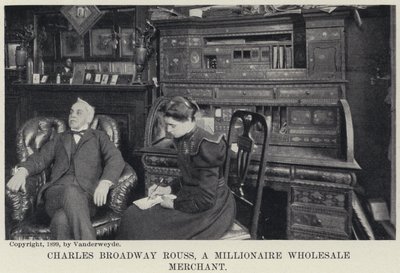 Charles Broadway Rouss, Milyoner Toptancı Tüccar (s/b fotoğraf) by American Photographer