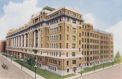 Chicago: Cook County Hastanesi, Chicago (renkli fotoğraf) by American Photographer