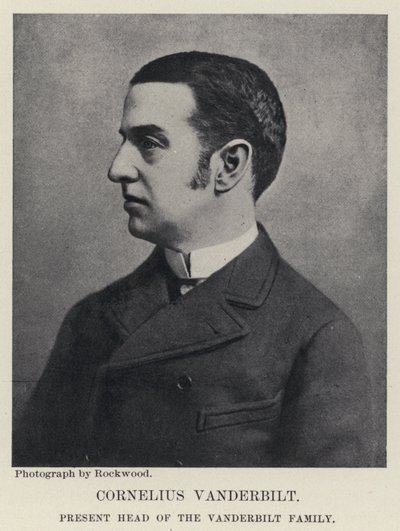 Cornelius Vanderbilt (s/b fotoğraf) by American Photographer