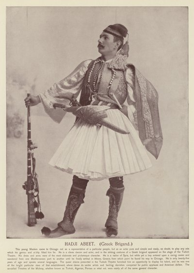 Hacı Abeet, Yunan Haydut by American Photographer