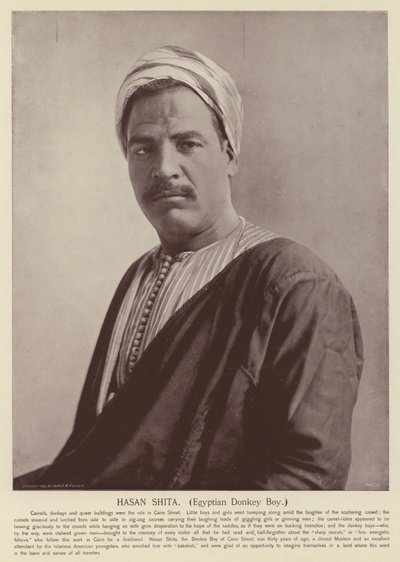 Hasan Shita, Mısırlı Eşek Çocuk by American Photographer
