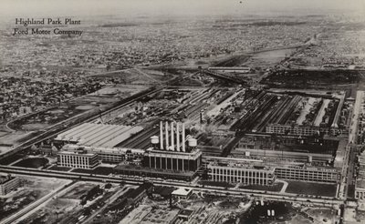 Highland Park Tesisi, Ford Motor Company, Detroit, Michigan by American Photographer