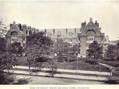 Yoksul Dullar ve Bekar Kadınlar Evi, Philadelphia by American Photographer