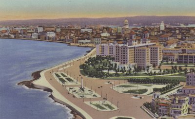 Hotel Nacional, Parque del Maine, National Hotel, Maine Park (renkli fotoğraf) by American Photographer