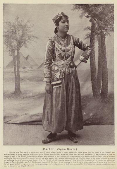 Jamelee, Suriyeli Dansçı by American Photographer