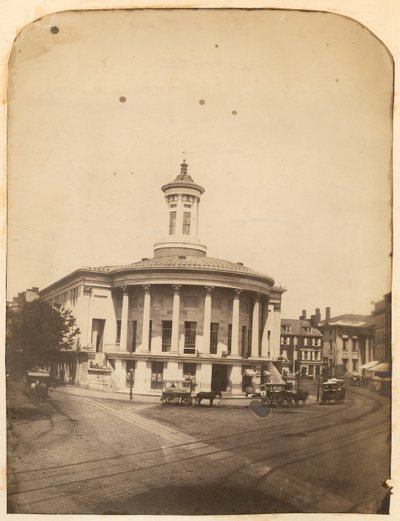 Tüccarlar Borsası Binası, 3. Cadde, Ceviz, 1859 dolayları by American Photographer