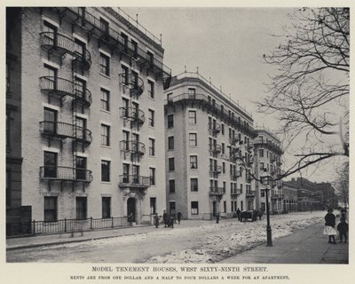 Model Kiralık Evler, Batı Altmış Dokuzuncu Sokak (s/b fotoğraf) by American Photographer