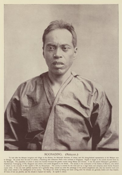 Moonading, Malaya by American Photographer