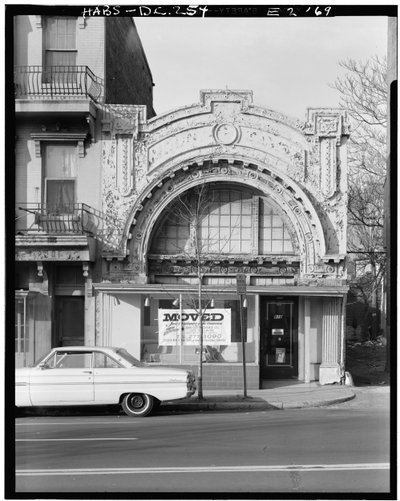 Mount Vernon Tiyatrosu, 918 Ninth Street Northwest, Washington, District of Columbia, DC, 30 Kasım 1969 (s/b fotoğraf) by American Photographer