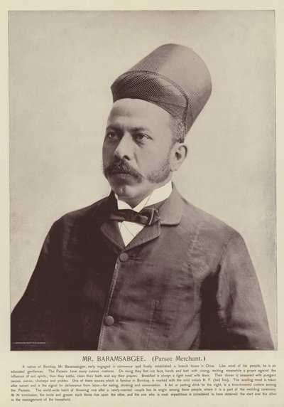 Bay Baramsabgee, Parsee Tüccarı by American Photographer