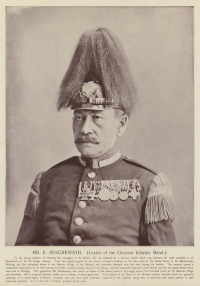 Bay E Ruscheweyh, Alman Piyade Birliği Lideri by American Photographer