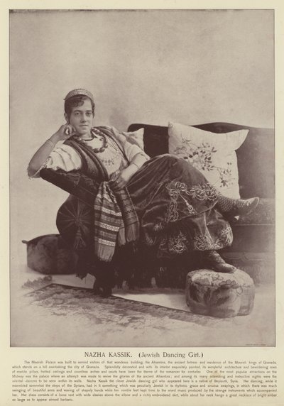 Nazha Kassik, Yahudi Dansçı Kız by American Photographer