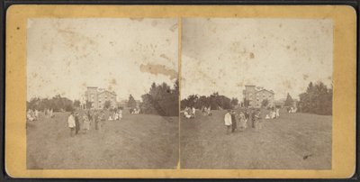 Kuzey Cephesi ve Çim, Oneida Topluluğu, New York Eyaleti, c.1870 by American Photographer