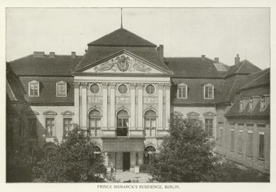 Prince Bismarcks Residence, Berlin (siyah beyaz fotoğraf) by American Photographer