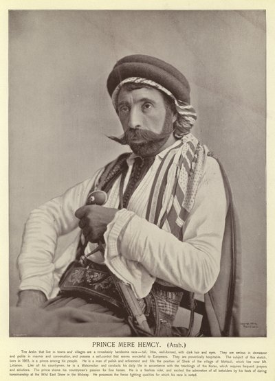 Prens Mere Hemcy, Arap by American Photographer