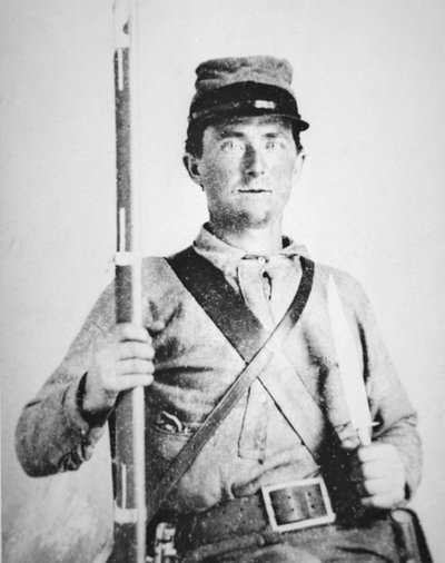 Er John LeRoy Williams, Konfederasyon Ordusu Askeri (s/b fotoğraf) by American Photographer