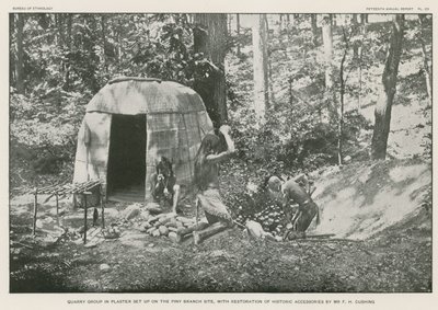 Piney Şubesi sahasında alçı taş ocağı grubu kuruldu by American Photographer