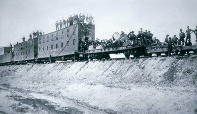 Demiryolu İnşaat Ekipleri by American Photographer