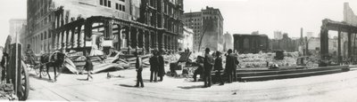 1906 depreminden sonra San Francisco by American Photographer