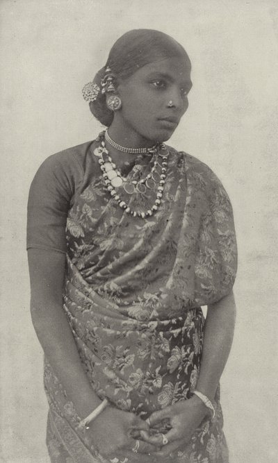 Singhalese Kadın by American Photographer
