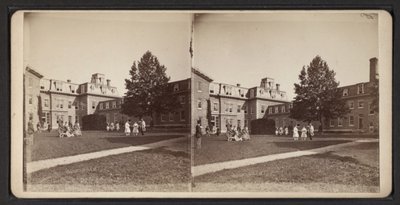 Oneida Topluluğunun stereoskopik görünümleri, 1870 dolayları (s/b fotoğraf) by American Photographer