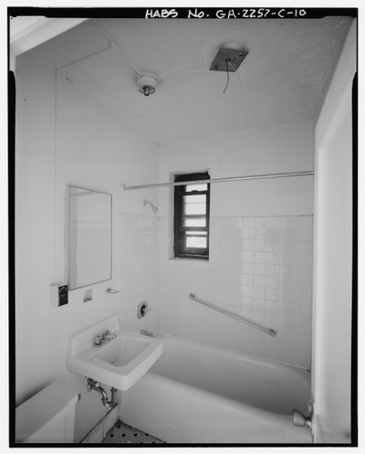 Techwood Homes, Bina No. 1, 575-579 Techwood Drive, Atlanta, Fulton County, GA (s/b fotoğraf) by American Photographer