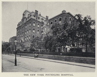 New York Foundling Hastanesi (s/b fotoğraf) by American Photographer