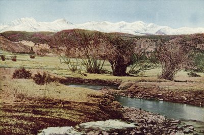 Karlı Sıradağ, Trinidad, Colorado yakınlarında (renkli fotoğraf) by American Photographer