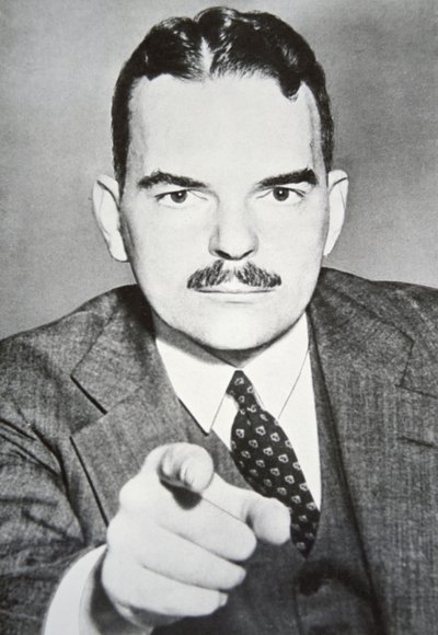 Thomas E. Dewey (1909-71) (s/b fotoğraf) by American Photographer