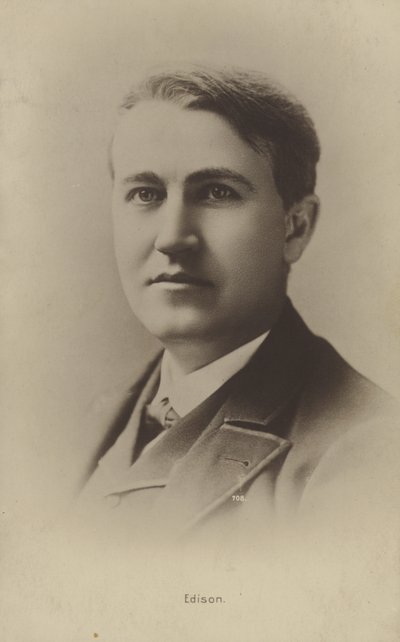 Thomas Edison (1847-1931), Amerikalı mucit by American Photographer